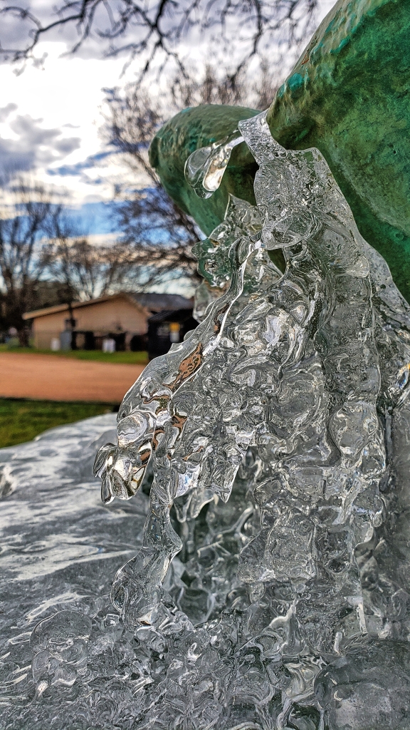 Iced-Over Fountain